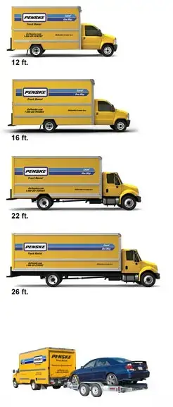 Penske truck sizes comparison